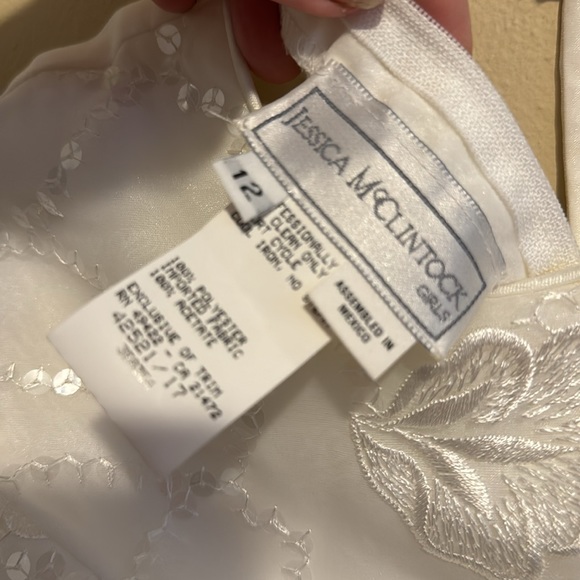 34. White/Ivory First Communion dress - Picture 9 of 9